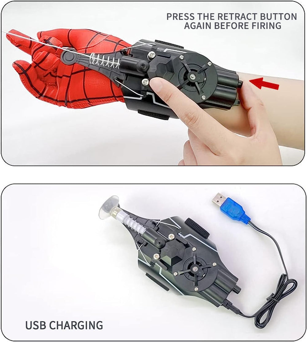 QHJIU Spider Hand Glove demonstrates versatile costume-play use