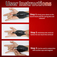 QHJIU Spider Web Shooter 2.0 rechargeable battery supports longer sessions without replacements.
