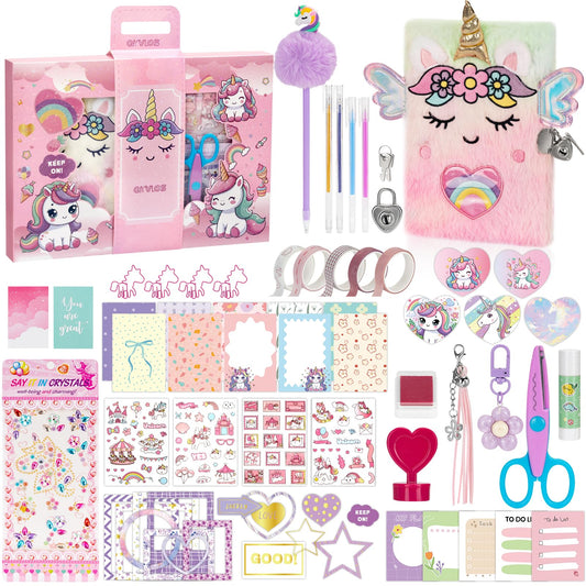 QIYVLOS DIY Journal Kit diary cover with magical design, inspiring imaginative writing.