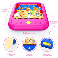 Qiaojoy forty themed learning cards cover alphabets, numbers, and more.