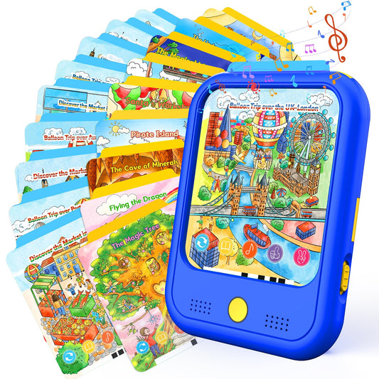 Qiaojoy Kids Learning Tablet screen-free design for focused, hands-on play.
