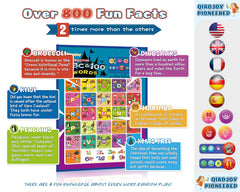 Qiaojoy numbers board 1-100 supports counting practice during family learning time