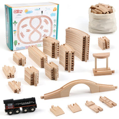 Qilay storage bag keeps pieces organized for tidy play and travel.