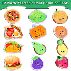 QimuMku magnetic puzzles with animals support tactile play and color recognition.