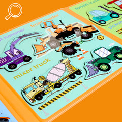QimuMku magnetic puzzles construction on fridge spark problem solving