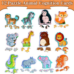 Qimumku magnetic puzzles dinosaurs with bright pieces to spark imaginative scene building