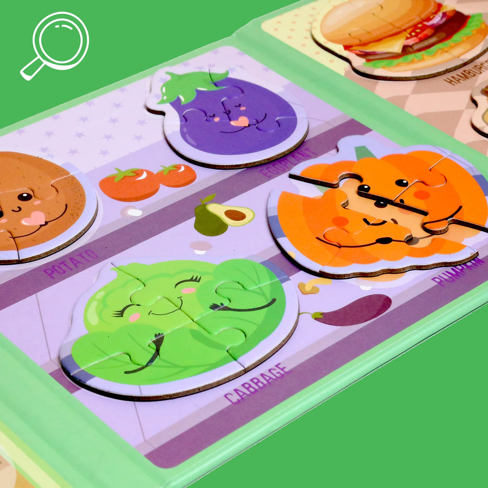QimuMku magnetic puzzles road-trip setup offers quiet entertainment.