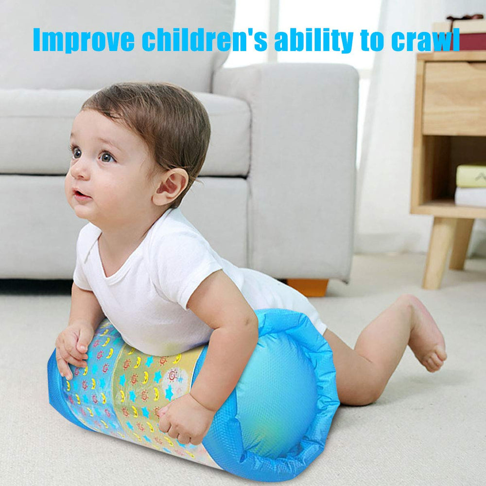 QINGBAO colorful rolling play engages babies in movement and exploration.