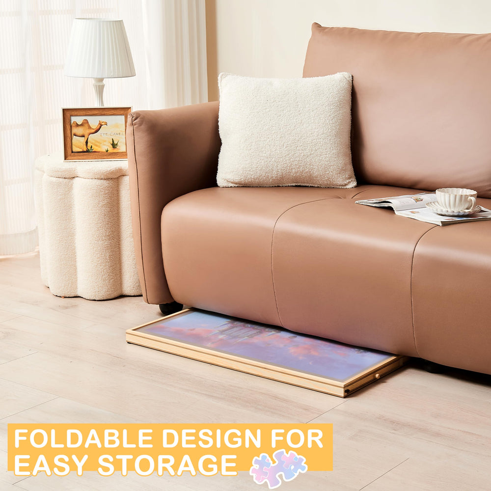 Qiqidog portable puzzle organizer enables easy transport for on-the-go sessions.