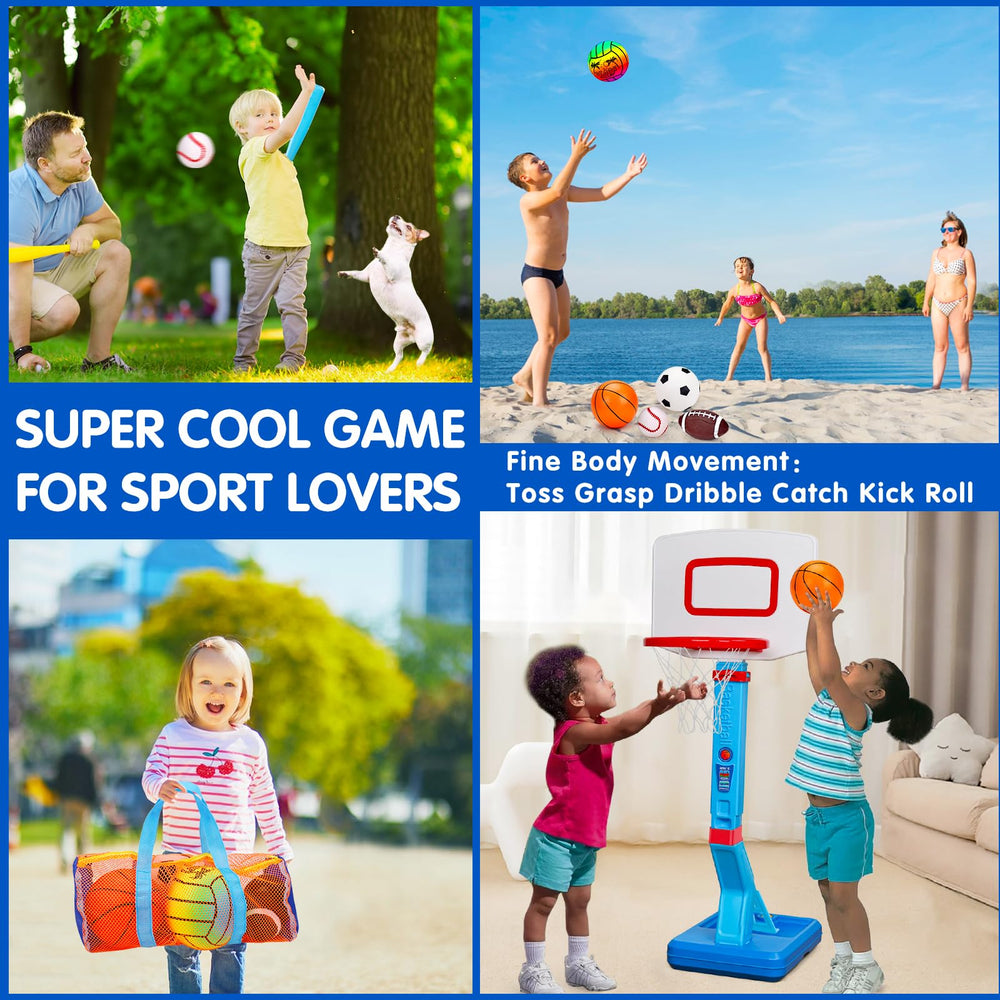 Qirptey volleyball ball for toddlers—gentle bounce, great for coordinated play.