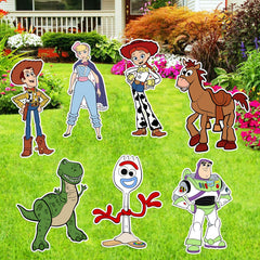 qitindasen Toy Inspired Story weatherproof sign withstands outdoor conditions for longer use.
