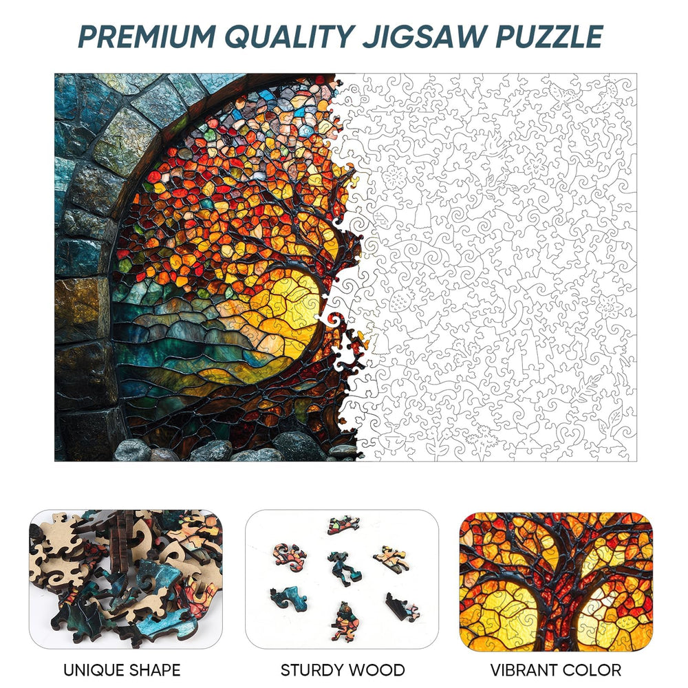 Qiuenisray FSC certified wood puzzle safe and durable