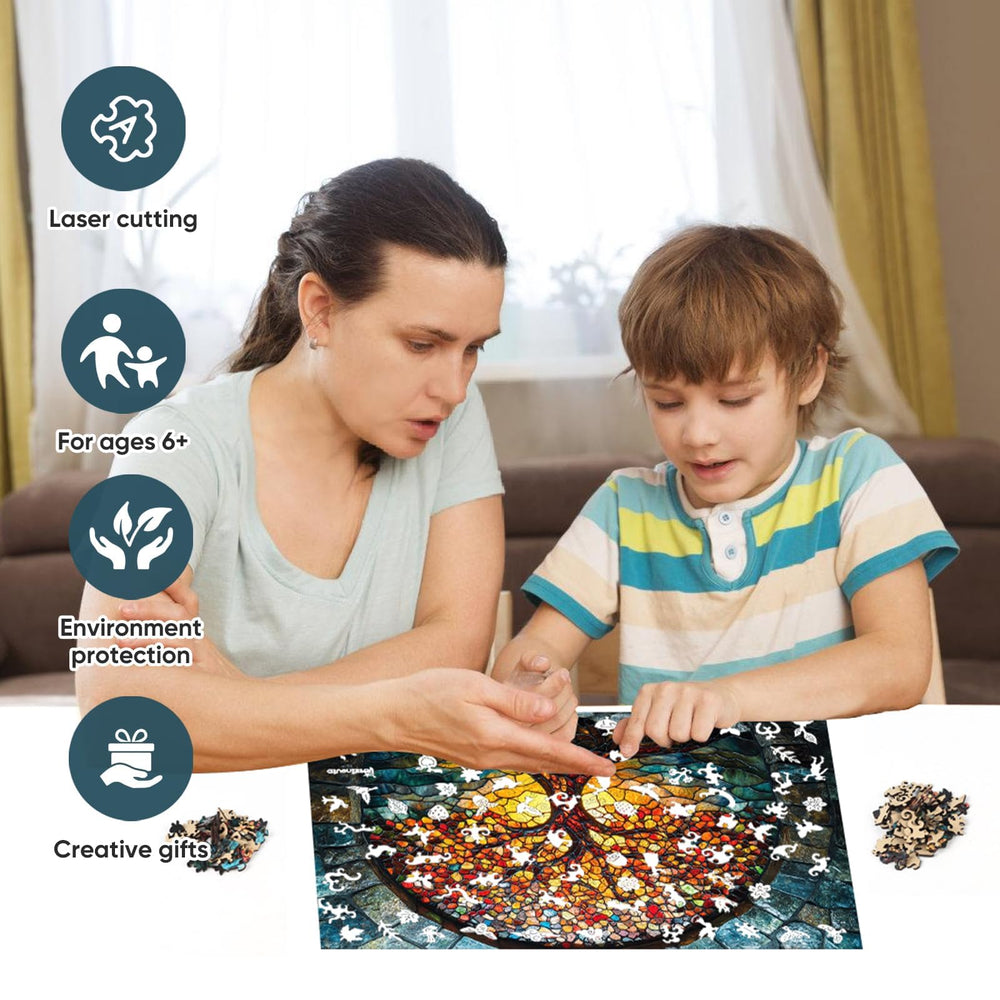 Qiuenisray gift ready packaging for wooden puzzle