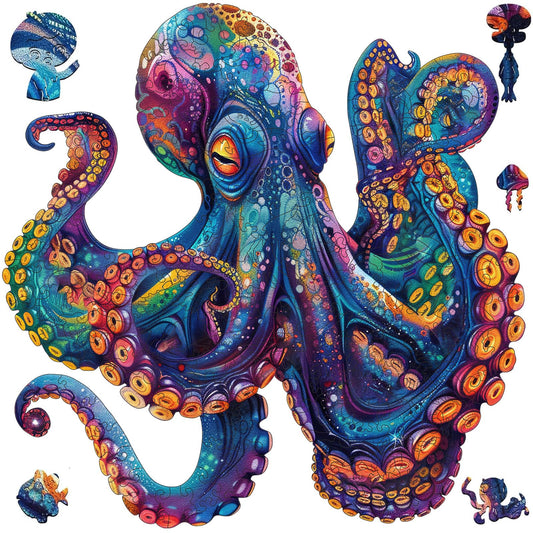 Qiuenisray ocean octopus puzzle 200 pieces for family fun