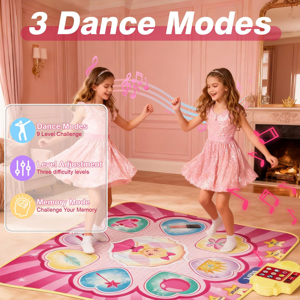 qiunhang Dance Mat with built-in music energizing play