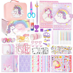 QIYVLOS DIY Journal Kit diaries pack for creative writing and memory keeping
