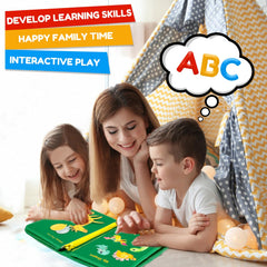 Qizfun lacing-activity on busy board supports sequencing and fine motor control