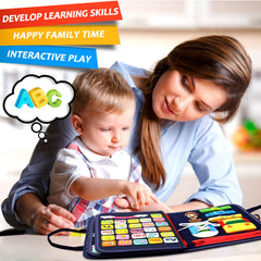 Qizfun Busy Board clock and calendar activities promote daily routine awareness.