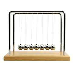 QLKUNLA Newtons Cradle packaging shows a ready gift idea and learning tool.