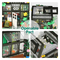 QLT QIAOLETONG Flower House gift box packaging makes a delightful gift.