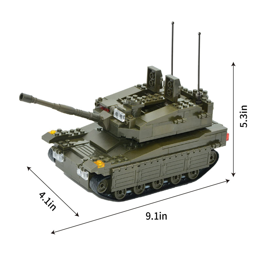 QLT QIAOLETONG Merkava figures with adjustable joints for versatile poses.