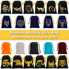 QMay mystery dice bag as a DND gift idea for players.