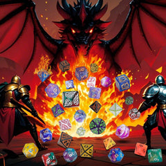 QMAY vibrant dice colors enhancing game night visuals