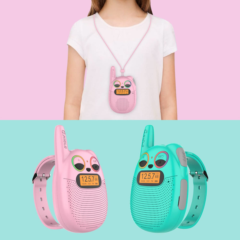 QNIGLO walkie talkie USB charging for easy on-the-go power