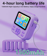 Qnxoat r Kids Camera Instant Print purple paper rolls for printing