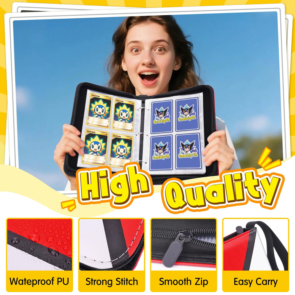 Qodalyth PU leather binder cover for durability and easy cleaning