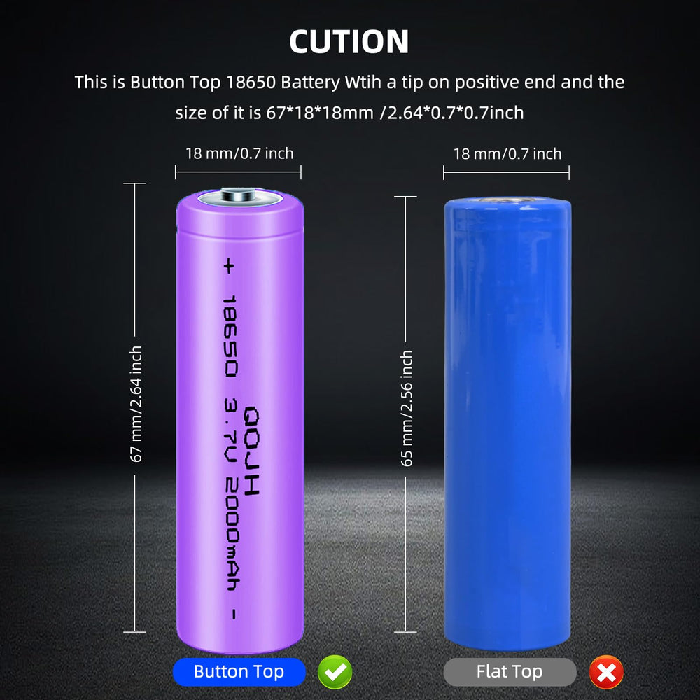 QOJH protection features guard against short circuits and overcharges.