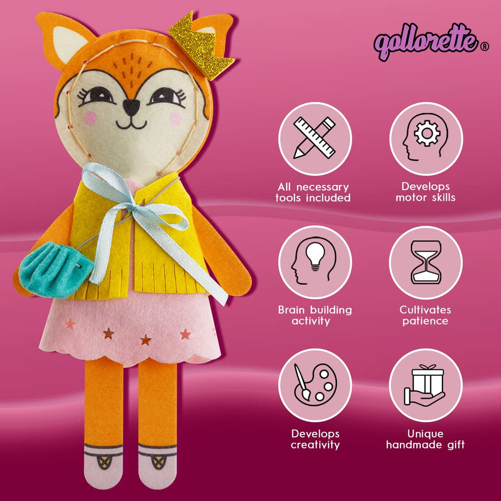 Qollorette mini sewing accessories, colorful tools for budding makers