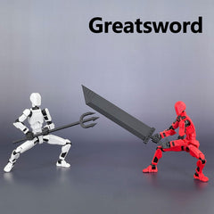 Qoopower T13 shows detailed articulation joints for lifelike movement.