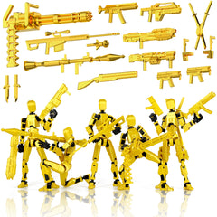 Qoopower T13 Titan assembled figure ready for display and dynamic posing.