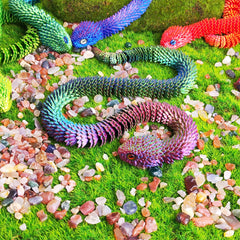 QOUXZ Gradient-color Snake under sunlight adds vibrant accent to any room