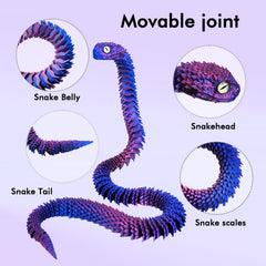 QOUXZ fidget toy snake offers soothing relaxation and focus.