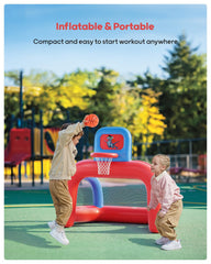 QPAU toddler basketball included for coordinated movement