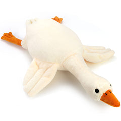 Qpewep 30-inch goose plush, a cozy hug for kids.