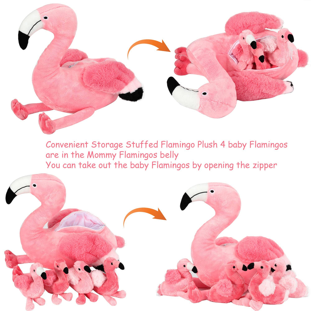 Qpewep flamingo used as a pillow – versatile cushion for comfy reading