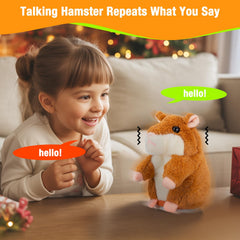 Qrooper Talking Hamster in package highlights gift-ready presentation for kids.