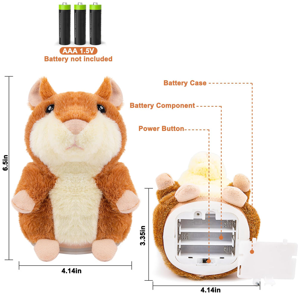 Qrooper Talking Hamster pet-approved toy for shared play.