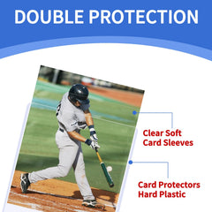 QTYORD hard plastic loaders deliver durable protection for collectible cards.