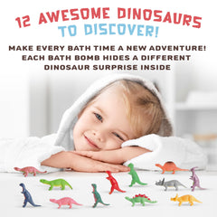 Quack Quack Moo gift box packaging for dino bath bombs