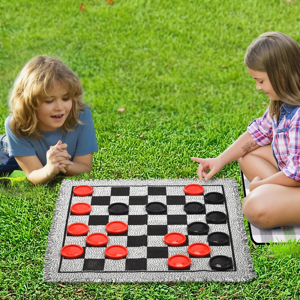 QuadPro outdoor lawn game setup ready for parks, yards, or camping trips.