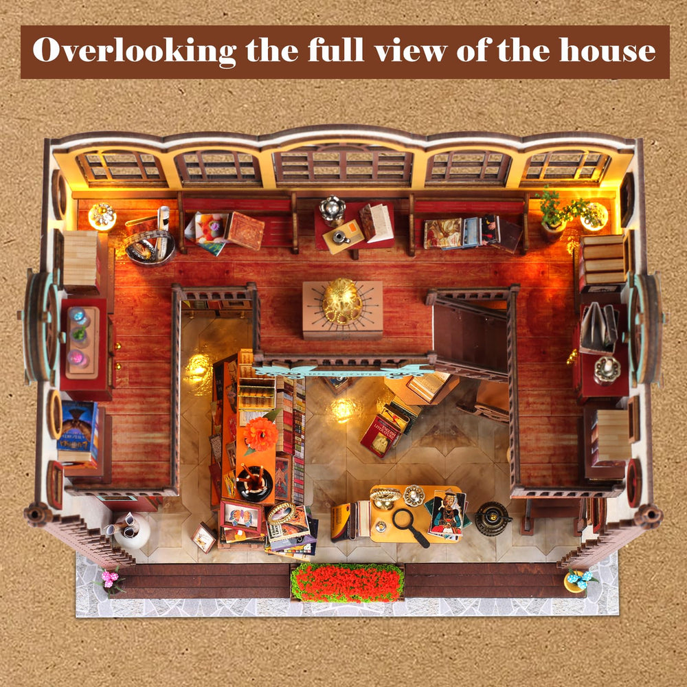 Quanquer wooden dollhouse materials pack for hands-on building.