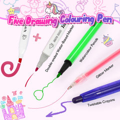 Quapify twistable crayons provide smooth grip for mess-free coloring sessions.