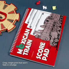 Queensell score sheets support Mexican Train and related domino games