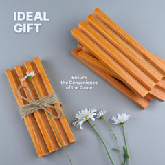 Queensell domino racks dimensions 2x1x0.4 inch for reliable tile placement.