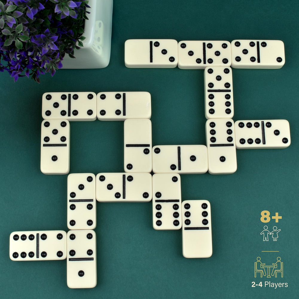 Queensell Jumbo Dominoes embrace adults and kids for shared learning and laughs.