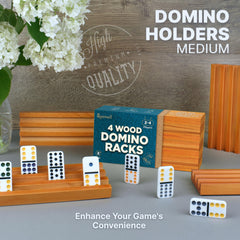 Queensell Mexican Train accessories include four racks for gameplay.